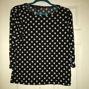 Free with Bundle Black and white Forever 21 top